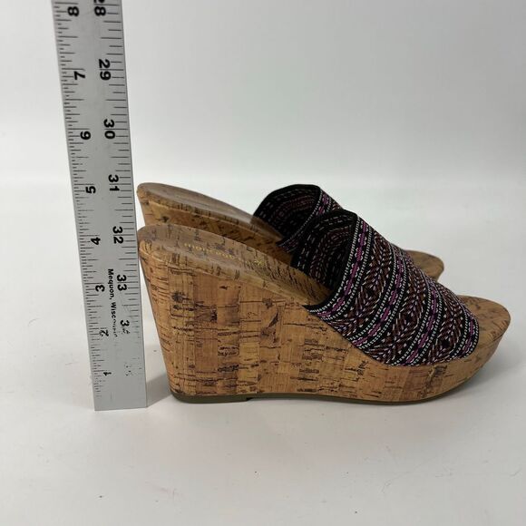 Montego Bay‎ Club Southwestern Wedge Heel Slides - Picture 5 of 5